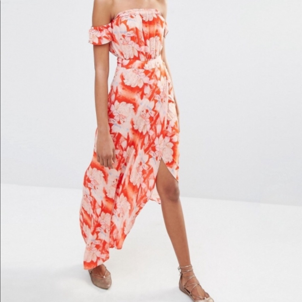 Flynn Skye Maxi Print Dress Medium